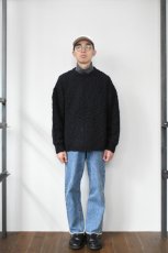 画像5: MEIAS (メイアス) WOOL SLUB LOW GAUGE PO [BLACK] (5)