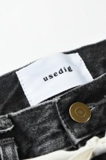 画像11: usedig (ユーズディッグ) RE'SIZE DENIM [BLACK] (11)