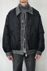 画像9: usedig (ユーズディッグ) RE'MAKE MA-1 [BLACK/BLACK] (9)