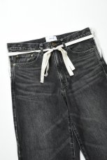 画像10: usedig (ユーズディッグ) RE'SIZE DENIM [BLACK] (10)