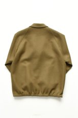 画像19: Scye (サイ) Super140's Wool Melton Snap Jacket [DARK OLIVE] (19)