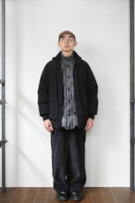 画像5: Scye (サイ) Nylon Stretch Reversible Down Jacket [BLACK] (5)