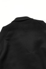 画像20: Scye (サイ) Super140's Wool Melton Snap Jacket [BLACK] (20)