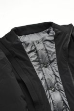 画像26: Scye (サイ) Nylon Stretch Reversible Down Jacket [BLACK] (26)