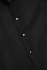 画像16: Scye (サイ) Super140's Wool Melton Snap Jacket [BLACK] (16)