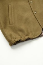 画像18: Scye (サイ) Super140's Wool Melton Snap Jacket [DARK OLIVE] (18)