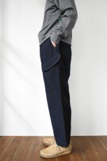 画像3: HOPPER'S BRUNCH (ホッパーズブランチ) WOOL PANTS [NAVY] (3)