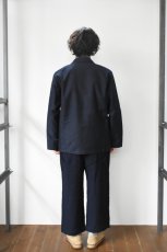 画像9: HOPPER'S BRUNCH (ホッパーズブランチ) WOOL PANTS [NAVY] (9)