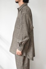 画像3: BURLAP OUTFITTER (バーラップアウトフィッター) L/S B.B. SHIRT WP [BLACK PLAID] (3)