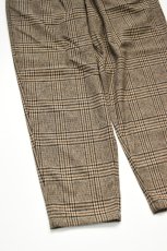 画像16: BURLAP OUTFITTER (バーラップアウトフィッター) TRACK PANT WP [BLACK PLAID] (16)