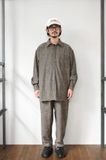 画像5: BURLAP OUTFITTER (バーラップアウトフィッター) TRACK PANT WP [BLACK PLAID] (5)