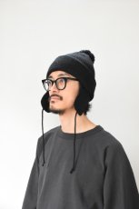 画像5: HIGHLAND 2000 (ハイランド2000) Ear Flap Pom Pom [BLACK] (5)