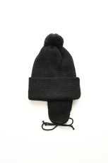 画像1: HIGHLAND 2000 (ハイランド2000) Ear Flap Pom Pom [BLACK] (1)