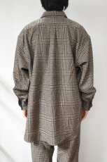 画像4: BURLAP OUTFITTER (バーラップアウトフィッター) L/S B.B. SHIRT WP [BLACK PLAID] (4)