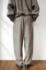 画像4: BURLAP OUTFITTER (バーラップアウトフィッター) TRACK PANT WP [BLACK PLAID] (4)