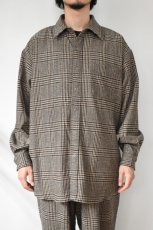 画像2: BURLAP OUTFITTER (バーラップアウトフィッター) L/S B.B. SHIRT WP [BLACK PLAID] (2)