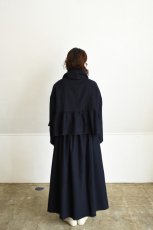 画像18: 【For WOMEN】Honnete (オネット) Gather Skirt [BLACK/NAVY GINGHAM CHECK] (18)