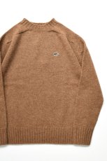 画像5: 【For WOMEN】SCYE BASICS (サイベーシックス) Shetland Wool Crew Neck Sweater [BROWN] (5)