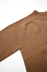 画像14: 【For WOMEN】SCYE BASICS (サイベーシックス) Shetland Wool Crew Neck Sweater [BROWN] (14)