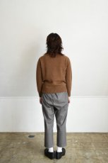 画像20: 【For WOMEN】SCYE BASICS (サイベーシックス) Shetland Wool Crew Neck Sweater [BROWN] (20)