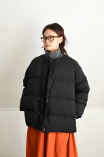 画像7: 【For WOMEN】Scye (サイ) Micro Polyester Twill Down Padded Jacket [BLACK] (7)