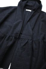 画像16: 【For WOMEN】Honnete (オネット) Gather Cardy [BLACK/NAVY GINGHAM CHECK] (16)