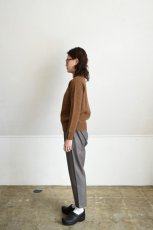 画像19: 【For WOMEN】SCYE BASICS (サイベーシックス) Shetland Wool Crew Neck Sweater [BROWN] (19)