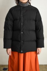 画像4: 【For WOMEN】Scye (サイ) Micro Polyester Twill Down Padded Jacket [BLACK] (4)