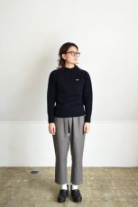 画像5: 【For WOMEN】SCYE BASICS (サイベーシックス) Shetland Wool Crew Neck Sweater [NAVY] (5)