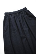 画像6: 【For WOMEN】Honnete (オネット) Gather Skirt [BLACK/NAVY GINGHAM CHECK] (6)