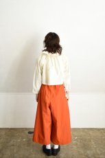 画像18: 【For WOMEN】Yarmo (ヤーモ) Buggy Culottes Pants [BRICK] (18)