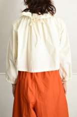 画像4: 【For WOMEN】Yarmo (ヤーモ) Drawstring Smock Top [NATURAL] (4)