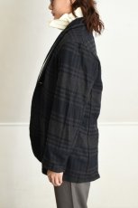 画像3: 【For WOMEN】Yarmo (ヤーモ) Work Jacket [CHARCOAL CHECK] (3)