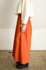 画像14: 【For WOMEN】Yarmo (ヤーモ) Buggy Culottes Pants [BRICK] (14)