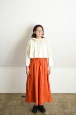 画像5: 【For WOMEN】Yarmo (ヤーモ) Drawstring Smock Top [NATURAL] (5)