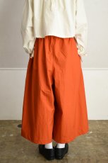 画像15: 【For WOMEN】Yarmo (ヤーモ) Buggy Culottes Pants [BRICK] (15)