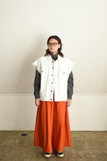 画像21: 【For WOMEN】BIG MAC (ビッグマック) CUT OFF DENIM VEST [OFF WHITE] (21)