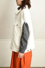 画像19: 【For WOMEN】BIG MAC (ビッグマック) CUT OFF DENIM VEST [OFF WHITE] (19)