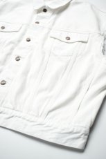 画像11: 【For WOMEN】BIG MAC (ビッグマック) CUT OFF DENIM VEST [OFF WHITE] (11)