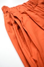 画像9: 【For WOMEN】Yarmo (ヤーモ) Buggy Culottes Pants [BRICK] (9)