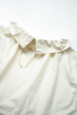 画像15: 【For WOMEN】Yarmo (ヤーモ) Drawstring Smock Top [NATURAL] (15)