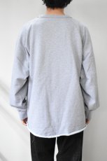 画像4: WALLA WALLA SPORT (ワラワラスポーツ) 13oz CREW SWEAT SHIRT [H.GREY] (4)