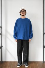 画像5: WALLA WALLA SPORT (ワラワラスポーツ) 13oz CREW SWEAT SHIRT [DARK INDIGO] (5)