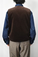 画像4: MOJITO (モヒート) ROOM No.206 VEST Brisbane Moss 8 Wales Heavy Corduroy [BROWN] (4)