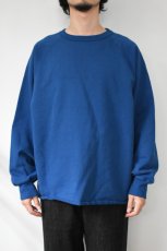 画像2: WALLA WALLA SPORT (ワラワラスポーツ) 13oz CREW SWEAT SHIRT [DARK INDIGO] (2)