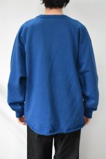 画像4: WALLA WALLA SPORT (ワラワラスポーツ) 13oz CREW SWEAT SHIRT [DARK INDIGO] (4)