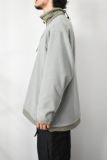 画像3: JUGEM (ジュゲム) NYLON FLEECE COMBI ANORAK [SAGE] (3)