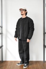 画像6: Renegade Sports Wear (レネゲードスポーツウェア) Padded Circle Shoulder Derby Jacket [BLACK] (6)