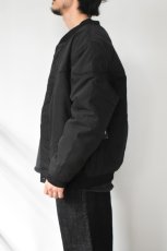 画像3: Renegade Sports Wear (レネゲードスポーツウェア) Padded Circle Shoulder Derby Jacket [BLACK] (3)