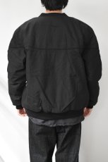 画像4: Renegade Sports Wear (レネゲードスポーツウェア) Padded Circle Shoulder Derby Jacket [BLACK] (4)